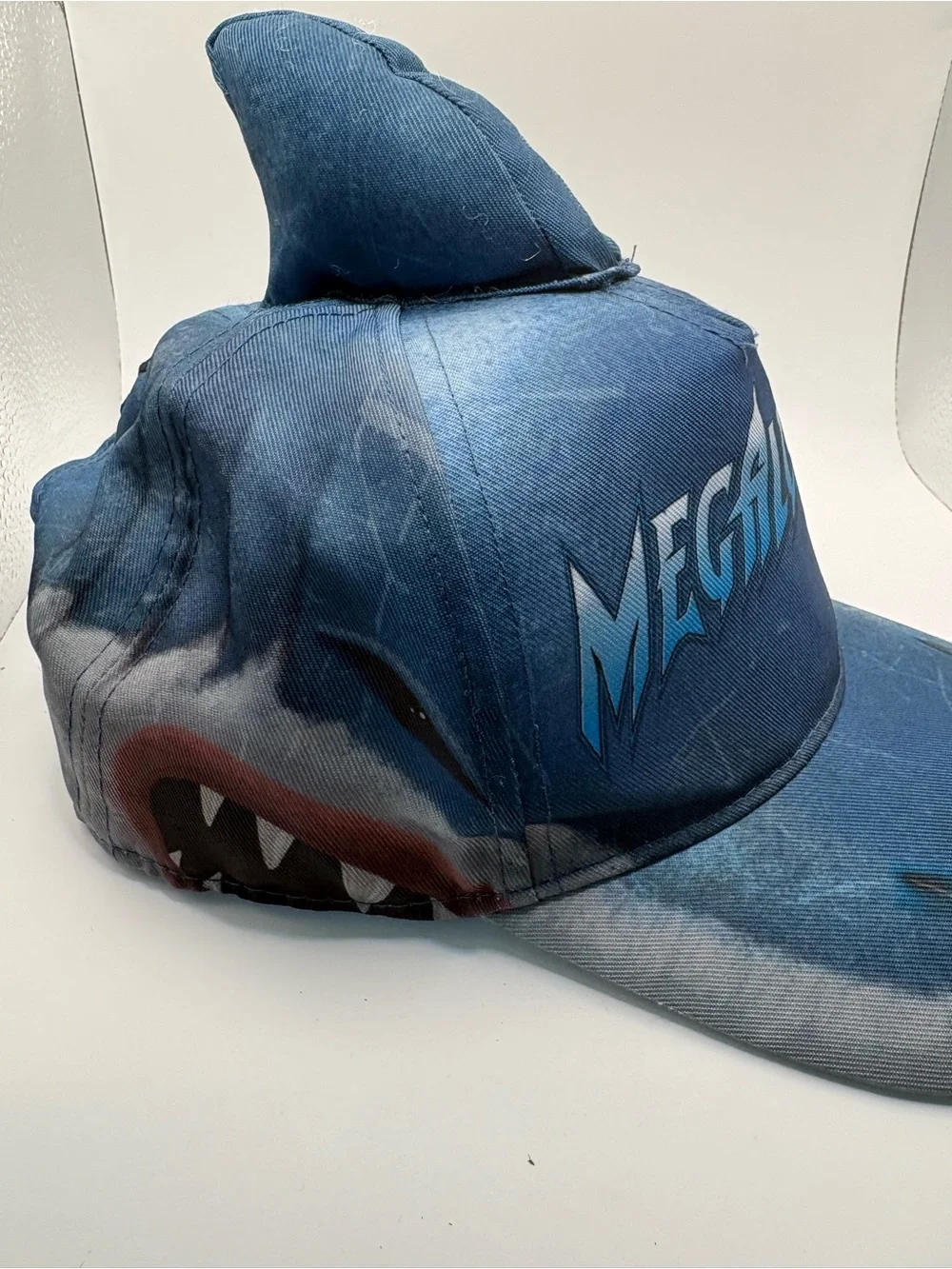 Monster Jam Megalodon Youth Shark Fin Hat Adjustable Blue 2022